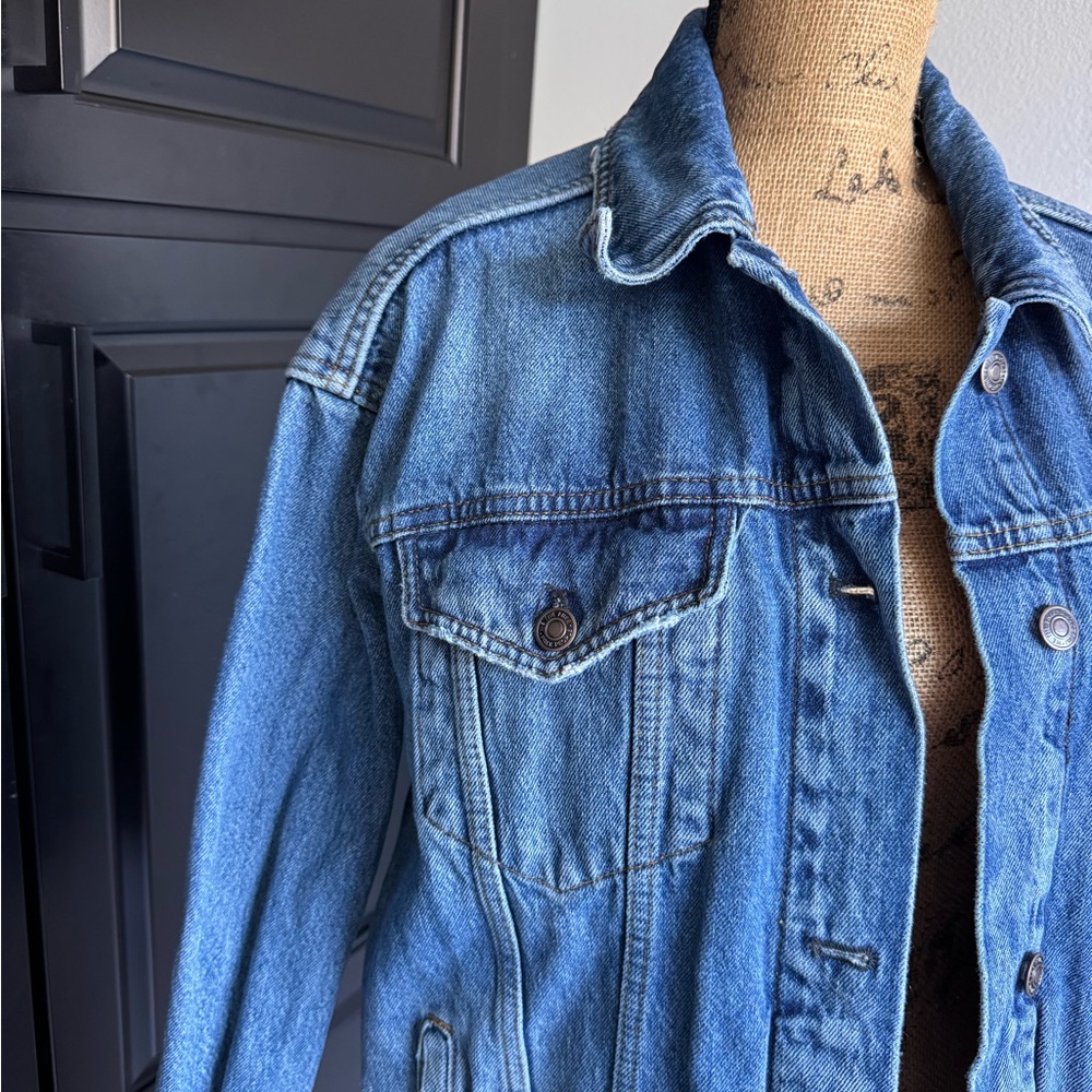 We The Free | Oversized Blue Denim Jacket